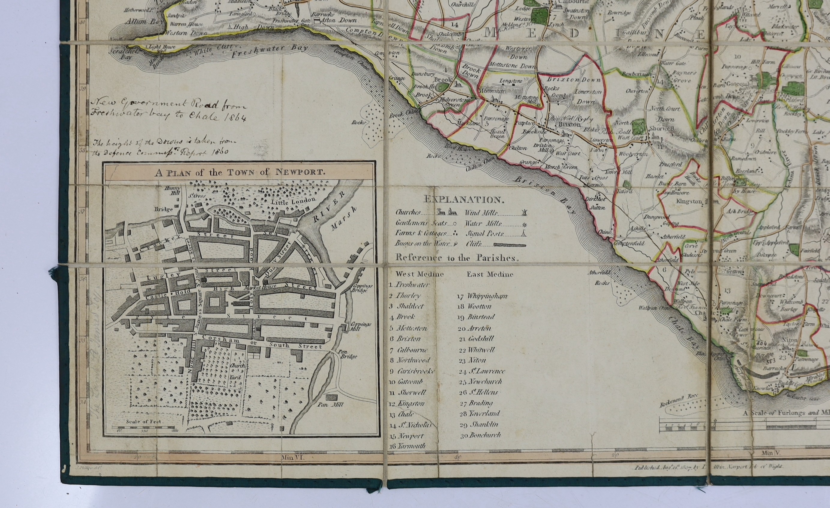 ISLE OF WIGHT: Brannon George - The Pleasure - Visitor's Companion in Surveying the Isle of Wight. Pointing out the best plan for seeing every remarkable object ... within the shortest time.